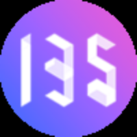 135 AI排版 Logo