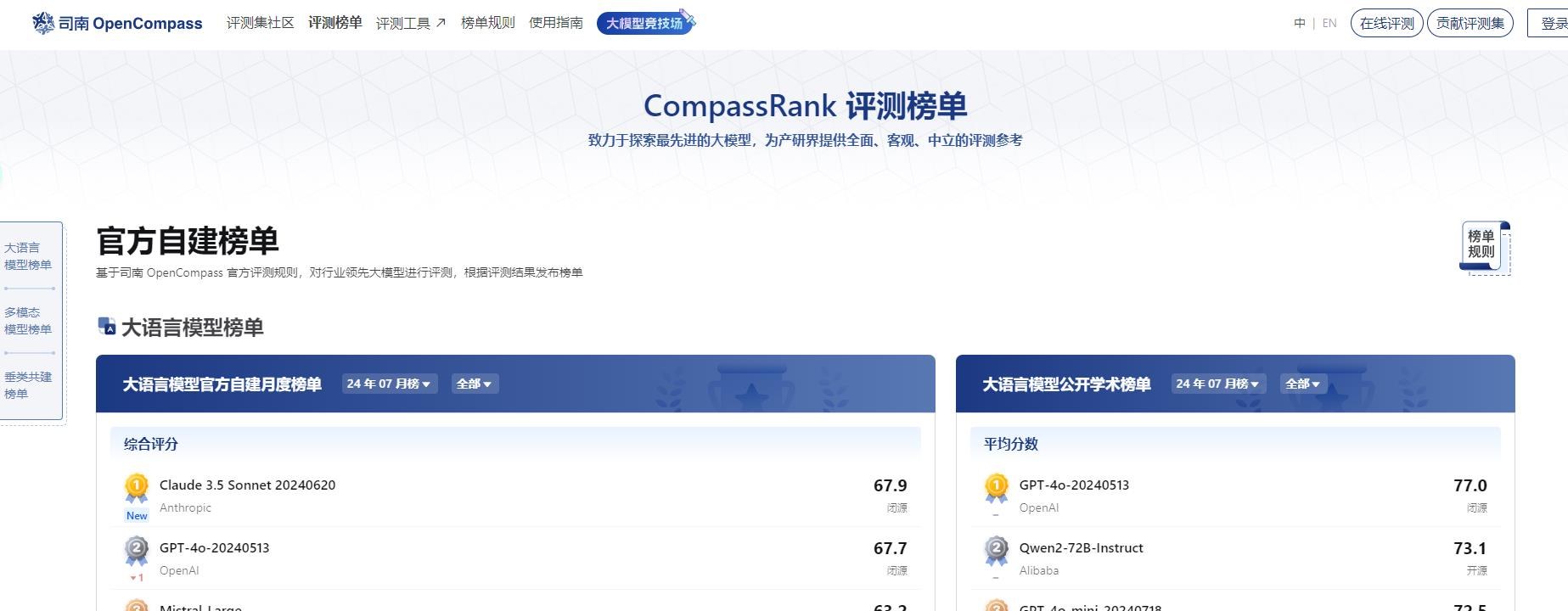 OpenCompass司南