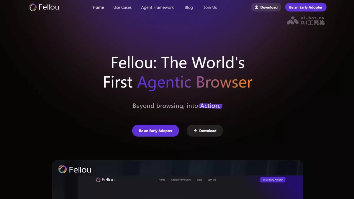 Fellou - Fellou AI 推出的首个Agentic浏览器 | AI工具集 Logo