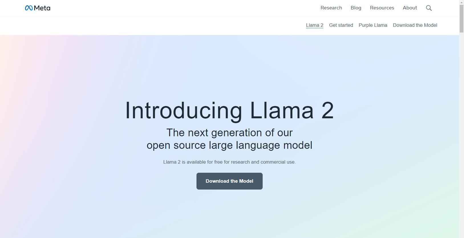 Llama 2