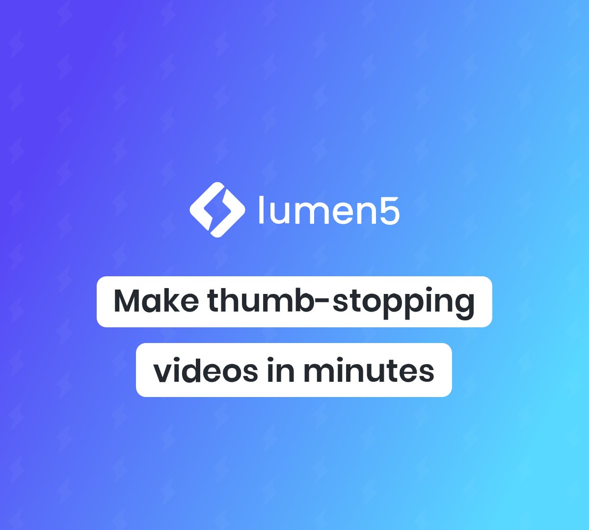 Lumen5产品截图